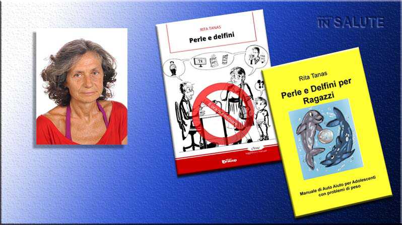 Foto della Dottoressa Rita Tanas e delle copertine dei due suoi libri